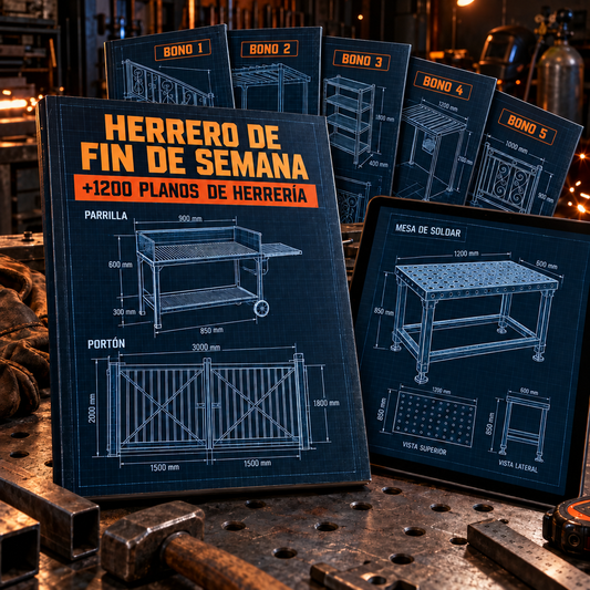 Herrero de Fin de Semana: +1200 planos de herrería
